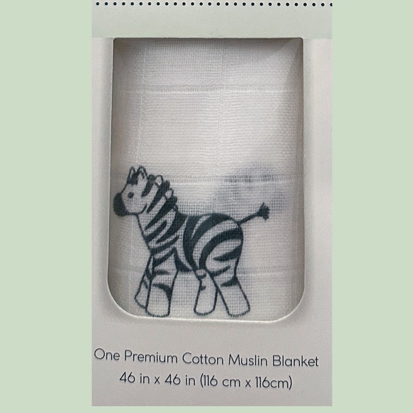 Amazing Baby Muslin Swaddle Multi-Use - 7 Uses Soft Cotton Blanket NEW 46" x 46" - Picture 3 of 13